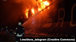 Наслідки російського удару по портовій інфраструктурі на Одещині, 12 грудня 2025 року 