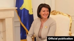 Косовскиот претседател Атифете Јахјага 