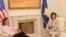 Presidentja Jahjaga në takim me ndihmës Sekretaren e shtetit të SHBA-ve për Evropë dhe Azi, ambasadoren Victoria Nuland.