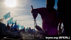 Мусульманский праздник Курбан-байрам в Крыму, архивное фото