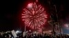 There were fireworks in Karachi to mark Pakistan's Independence Day in the early morning hours of August 14.