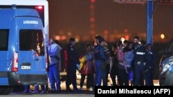 La centrul pentru migranți de lângă Năvodari, 13 septembrie 2017