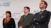 Новые члены правительства Украины. Слева направо: Наталья Яресько, Александр Квиташвили и Айварас Абромавичюс. 