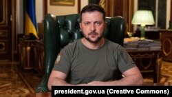 Presidenti ukrainas, Volodymyr Zelensky. 3 korrik 2022.