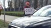Пикет солидарности с Савченко у посольства России в Минске 
