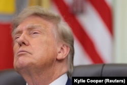 US President Donald Trump in the Oval Office at the White House, Washington, D.C., on August 10, 2026