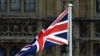 U.K. – The flag of Great Britain and the flag of Ukraine fly in front of the Houses of Parliament on Ukraine Independence Day in London, August 24, 2022