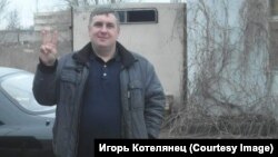 Yevhen Panov, a truck driver from Zaporizhzhya, was arrested in Crimea in August 2016. (file photo)