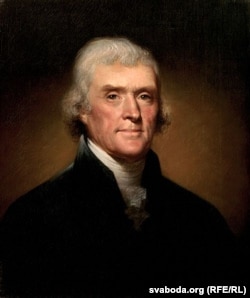 Рембрандт Пил. Портрет Томаса Джефферсона. 1800