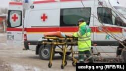 Жедел жәрдем көлігі. Көрнекі сурет