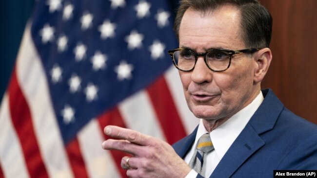 Pentagon spokesman John Kirby (file photo)