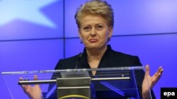 Presidentja e Lituanisë, Dalia Grybauskaite (Arkiv)