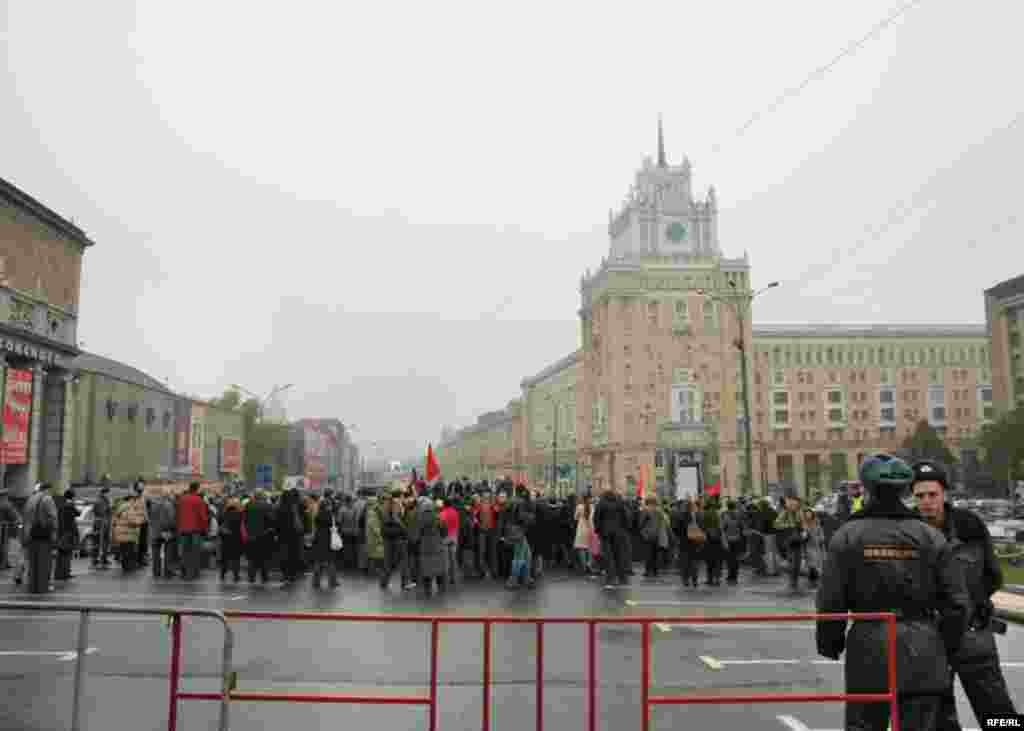 Митинг в поддержку выдвижения Владимира Буковского на пост президента России.