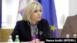 Ministarka za evropske integracije Srbije Jadranka Joksimović