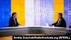 Роман Ващук у студії Радіо Свобода