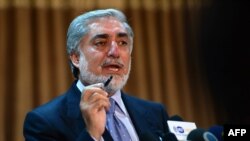 Afghan presidential candidate Abdullah Abdullah 