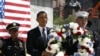  ادای احترام اوباما به قربانیان حملات تروريستی يازدهم سپتامبر در نيويورک 