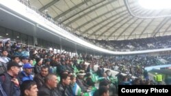 Futbol ishqibozlari. Bunyodkor stadioni.