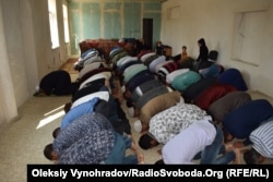 Совместная молитва в строящемся мусульманском центре Северодонецка