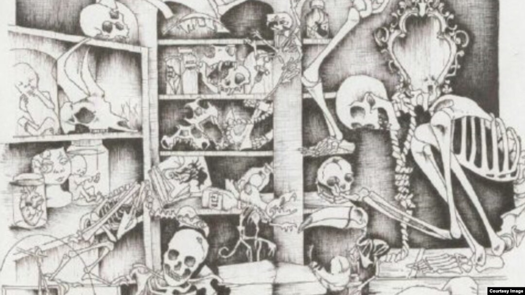  Фрагмент оформления альбома Skeletal Вlues (2018)
