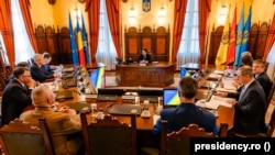 Imagini de la ședința CSAT