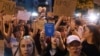 UKRAINE -- Protest against a bill that tightens restrictions on two crucial anti-corruption agencies. Kyiv, July 22, 2025
