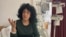 An undated photo of Iranian Nobel laureate Narges Mohammadi in a hospital.