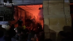 Fire Destroys Section Of Sprawling Baku Market