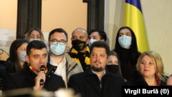 George Simion, Claudiu Târziu și Diana Șoșoacă, pe vremea când făceau parte din aceeași construcție politică, în urmă cu patru ani.