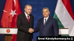 Recep Tayyip Erdogan és Orbán Viktor