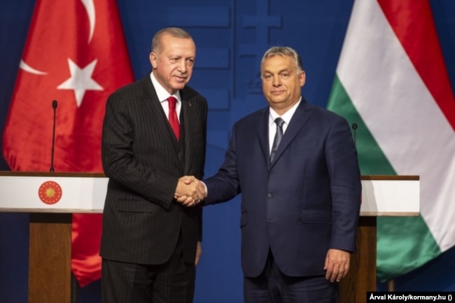 Recep Tayyip Erdogan és Orbán Viktor