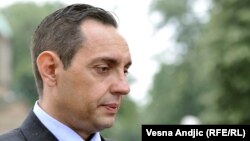 Serbian Labor Minister Aleksandar Vulin (file photo)