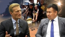 Tumonbai Abdinabi uulu - Carl Skau  Acting Executive Director of the World Food Programme (WFP) - Collage
