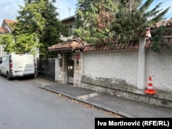Ulaz u restoran u beogradskom naselju Senjak gde je 12. maja ubijen Aleksandar Nešović, 15. maj 2026.