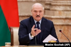 Belarusian strongman Alyaksandr Lukashenka (file photo)