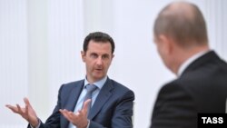 Vladimir Putin və Bashar al-Assad