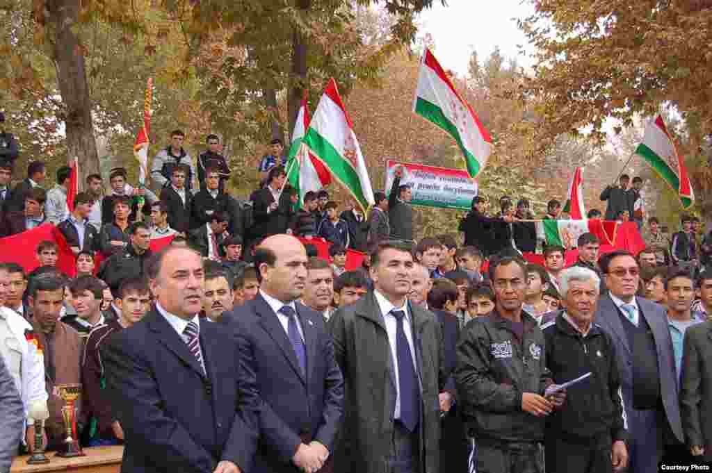 Football championship between universities of Dushanbe, 25Nov2010