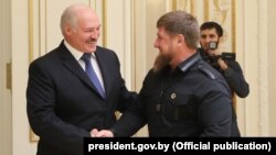 Александр Лукашенко и Рамзан Кадыров (архивное фото)