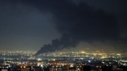 دود ناشی از حملات سه‌شنبه شب آمریکا و اسرائیل به تهران