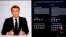 Emmanuel Macron elnök március 5-én élő tévéadásban szólt a nemzethez, és egy grafikon segítségével bemutatta Oroszország katonai erejét