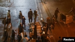 Тегеран көшесіндегі наразылық. 13 қаңтар, 2026 жыл.