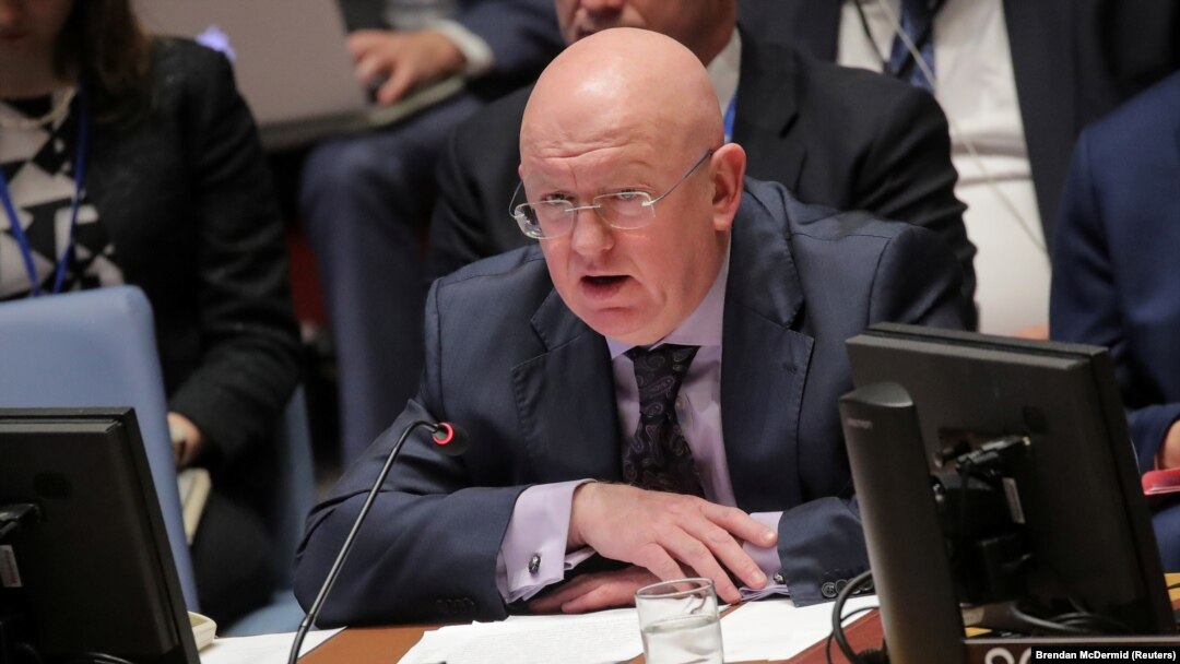 Russian Ambassador to the United Nations Vasily Nebenzya (file photo)