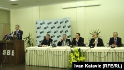 Lideri šestorke na sastanku u Sarajevu 16. veljače 2013.