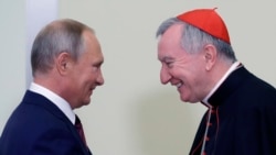 Vladimir Putin și cardinalul Pietro Parolin