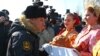 UKRAINE, SEVASTOPOL – Captain Grigory Breyev during a welcome ceremony for the Admiral Makarov frigate of the Russian Navy's Black Sea Fleet that has returned to the port of origin after completing a mission in the Mediterranean Sea, 5Mar2019