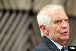 Șeful demisionar al politicii externe a UE, Josep Borrell. Mandatul său a acoperit perioada unei pandemii globale, două războaie la periferia UE și o criză la frontiera cu Belarus.