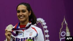 Ivana Maksimović sa srebrnom medaljom