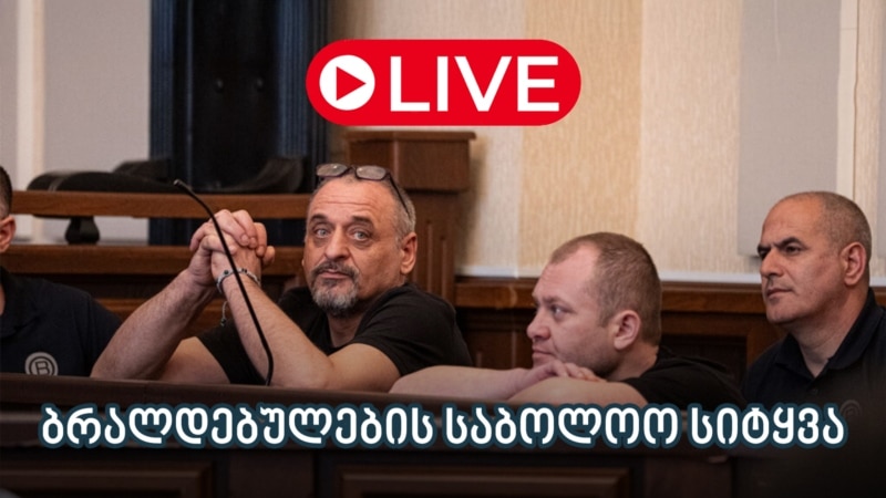 ლომიძისა და ზასოხაშვილის საქმე - ლაივბლოგი (08/08/2025)