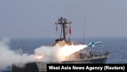 Manevre militare în Golful Oman organizate de forțele armate iraniene. 9 septembrie 2020