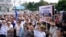 Moldova, Education workers protested outside the Government building, demanding the pay raises promised to take effect on September 1